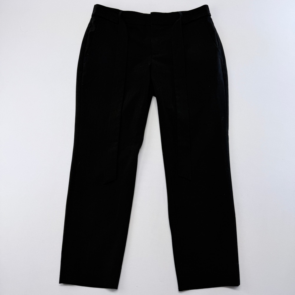 Banana Republic Avery Petite Black Slim Ankle Dress Pants 4P Professional Work